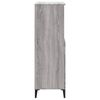 vidaXL Buffet haut Sonoma gris 60x36x110 cm Bois d'ing&eacute;nierie