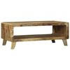 vidaXL Table basse Marron 90 x 50 x 35 cm Bois de mangue massif