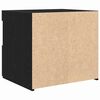 vidaXL Cabinet de chevet avec tiroir 2 pcs Chêne noir 50 x 40 x 45 cm