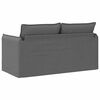 vidaXL Canap&eacute; Gris fonc&eacute; 156 x 82 x 85 cm tissu