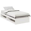 vidaXL Lit de jour sans matelas blanc 100x200 cm bois de pin massif