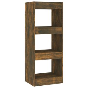 vidaXL Biblioth&egrave;que/S&eacute;parateur de pi&egrave;ce Ch&ecirc;ne fum&eacute; Bois d'ing&eacute;nierie