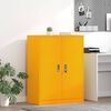 vidaXL Armoire de rangement Jaune moutarde 80 x 40 x 105 cm Acier