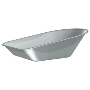 vidaXL Remplacement du plateau de brouette Argent 90 x 63 x 28 cm