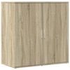 vidaXL Buffets 2 pcs chêne sonoma 79x38x80 cm bois d'ingénierie