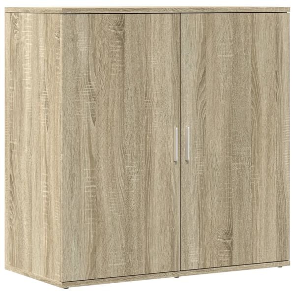 vidaXL Buffets 2 pcs chêne sonoma 79x38x80 cm bois d'ingénierie