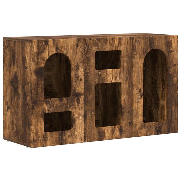 vidaXL Buffet Ch&ecirc;ne fum&eacute; 100 x 35 x 59 cm Bois d'ing&eacute;nierie