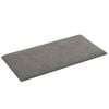 vidaXL T&ecirc;te de lit murale 12 pcs Gris clair 30 x 15 cm Velours