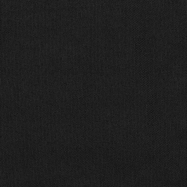 vidaXL Rideau occultant d'aspect de lin avec crochets Noir 290x245 cm