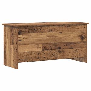 vidaXL Coffre de rangement avec stockage Bois ancien 100 x 40 x 50 cm