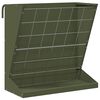 vidaXL Distributeur de Foin Vert olive 71 x 33 x 70 cm
