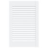 vidaXL Porte d'armoire &agrave; persiennes blanc 61,5x39,4 cm pin massif