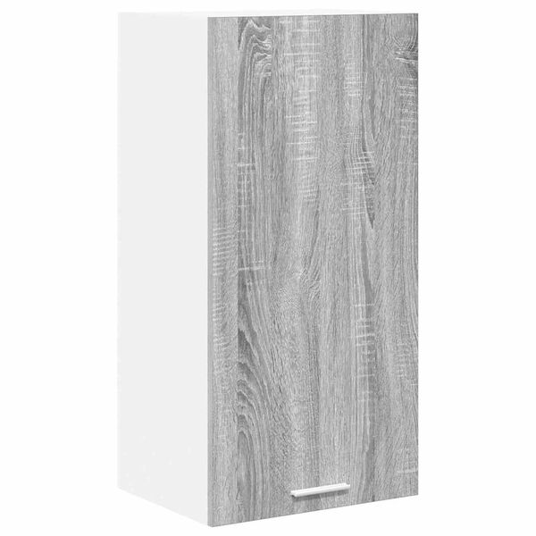 vidaXL Armoire suspendue Gris Sonoma et Blanc 40 x 31 x 80 cm