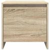 vidaXL Table de chevet ch&ecirc;ne sonoma 45x34x44,5 cm bois d'ing&eacute;nierie
