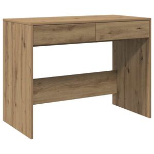 vidaXL Bureau ch&ecirc;ne artisanal 101x50x76,5 cm bois d'ing&eacute;nierie