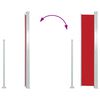 vidaXL Auvent lat&eacute;ral r&eacute;tractable 120 x 300 cm Rouge