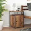 vidaXL Cabinet de chevet Vieux bois Bois d'ing&eacute;nierie
