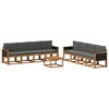 vidaXL Ensemble de canap&eacute;s d'ext&eacute;rieur 9 pc 8 place
