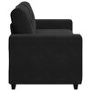 vidaXL Canap&eacute; causeuse noir 180x77x82 cm velours