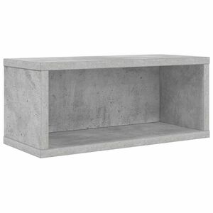vidaXL Rack de rangement pour CD Gris b&eacute;ton 40 x 17 x 17 cm