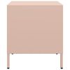 vidaXL Tables de chevet 2 pcs rose 35x39x43,5 cm acier