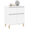 vidaXL Buffet Blanc brillant 60x35x70 cm Bois d'ing&eacute;nierie