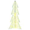 vidaXL Sapin de Noël avec 100 LED Blanc chaud 120 cm PET