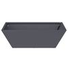 vidaXL Cache-pot de jardin 5 pcs Anthracite 50 x 50 x 15 cm