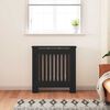 vidaXL Cache-Radiateur Noir 78 x 19 x 81,5 cm Bois d'ingénierie