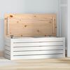 vidaXL Bo&icirc;te de rangement Blanc 89x36,5x33 cm Bois massif de pin