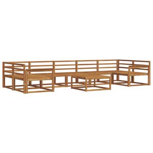 vidaXL Ensemble de canap&eacute;s d'ext&eacute;rieur 8 pcs Naturel