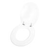 CORNAT Si&egrave;ge de toilette BERN MDF blanc