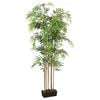 vidaXL Bambou artificiel 1095 feuilles 150 cm vert