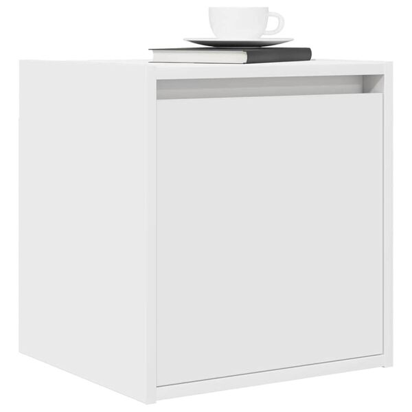 vidaXL Tables de chevet murales 2 pcs blanc 38x34x40 cm