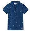 Polo pour enfants bleu fonc&eacute; 104