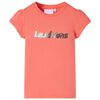 vidaXL T-shirt enfant &agrave; manches courtes corail 116