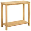vidaXL Table console de jardin Acacia clair 80 x 35 x 75 cm