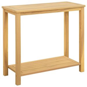 vidaXL Table console de jardin 80x35x75 cm Bois d'acacia solide
