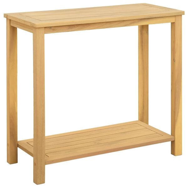 vidaXL Table console de jardin Acacia clair 80 x 35 x 75 cm