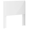 vidaXL T&ecirc;te de lit Blanc Bois d'ing&eacute;nierie