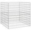vidaXL Composteur Carr&eacute; 100 x 100 x 100 cm Fer