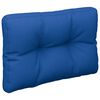 vidaXL Coussins de palette lot de 2 bleu royal tissu