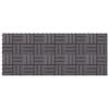 vidaXL Carreau de terrasse 10 pcs Gris 30 x 30 cm Bois d'acacia