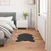 vidaXL Tapis en Fourrure Synth&eacute;tique de Lapin Olite Noir 80 x 120 cm