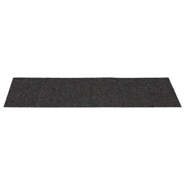 vidaXL Tapis d'escalier autocollants 30 pièces 60 x 25 cm Anthracite Rectangulaire