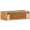 VidaXL Meuble TV mural 60x30x19 cm bois massif de manguier brut