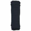 vidaXL Corde de bateau 14 mm 12 m Bleu royal Polyester