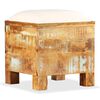 vidaXL Banc de rangement Bois massif recyclé 40 x 40 x 45 cm