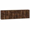 vidaXL Buffets 3 pcs Ch&ecirc;ne fum&eacute; Bois d'ing&eacute;nierie