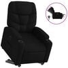 vidaXL Fauteuil inclinable &eacute;lectrique noir tissu